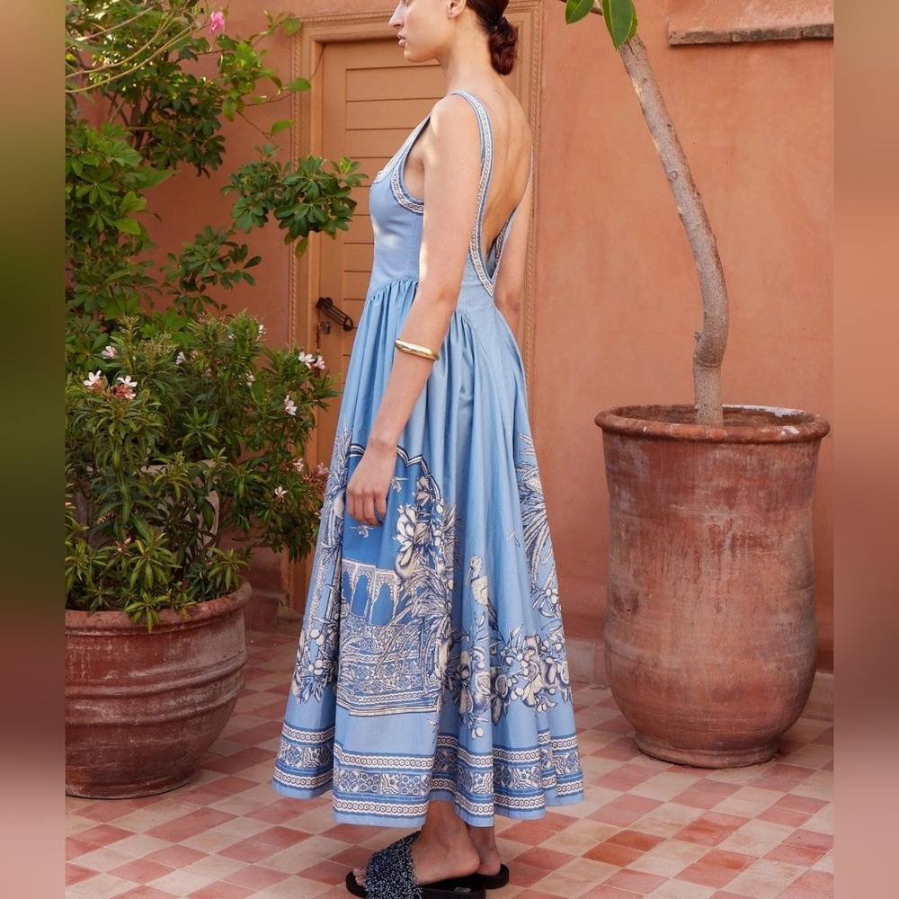 ALEMAIS Villa Romantica Midi Dress - Picture 2 of 14